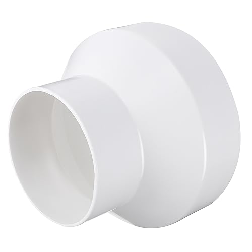 LOORGVEL Abluftadapter Abs Reduzierstück für Belüftungssysteme Robuste Verbindung für Klimaanlagen Trockner und Dunstabzugshauben Langlebig und Installieren von LOORGVEL
