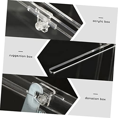 LOORGVEL Acrylglas Transparente Spendenbox mit Schloss Klare Wahlurne Abschließbar Leichte Stabile Losbox für Spenden Kommentare Abstimmungen bei Hochzeiten Feiern Veranstaltungen LOORGVEL Acrylglas Transparente Spendenbox mit Schloss Klare Wahlurne Abschließbar Leichte Stabile Losbox für Spenden Kommentare Abstimmungen bei Hochzeiten Feiern Veranstaltungen von LOORGVEL