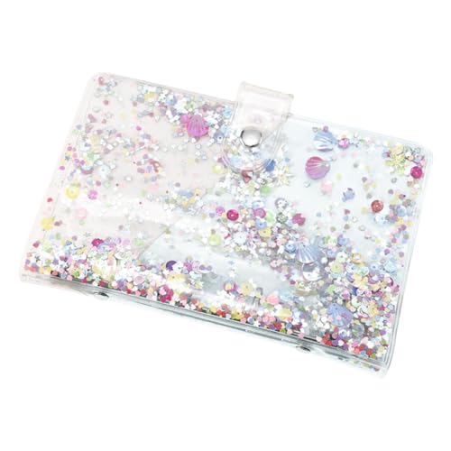 LOORGVEL Binder Cover Glitzer Pailletten Loseblatt Planer Hülle Transparent PVC Notizbuch Schutzhülle Wiederverwendbar Kratzfest Für Schule Büro Organizer LOORGVEL Binder Cover Glitzer Pailletten Loseblatt Planer Hülle Transparent PVC Notizbuch Schutzhülle Wiederverwendbar Kratzfest Für Schule Büro Organizer von LOORGVEL