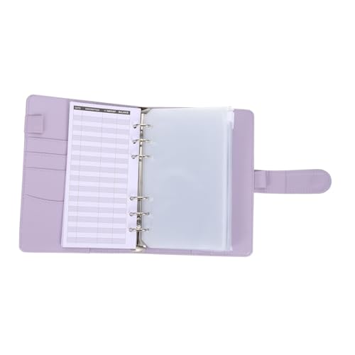 LOORGVEL Budget Binder mit Reißverschluss Umschlägen Leichter Cash Envelope Organizer für Geldmanagement Tragbares Ringbuch für Budgetplanung zu Hause Büro Schule und Reisen von LOORGVEL