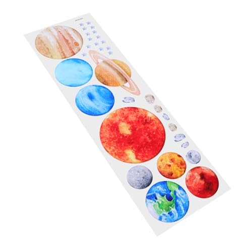 LOORGVEL Bunte Planeten Wandtattoo Selbstklebend PVC Weltraum Wandsticker für Wohnzimmer Schlafzimmer Kinderzimmer Deko Leicht Anzubringen und Langlebig LOORGVEL Bunte Planeten Wandtattoo Selbstklebend PVC Weltraum Wandsticker für Wohnzimmer Schlafzimmer Kinderzimmer Deko Leicht Anzubringen und Langlebig von LOORGVEL
