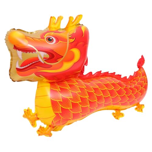 LOORGVEL Chinesischer Drachen Luftballon Rote Dekoration für Neujahrsfest Party Supplies Leicht Aufblasbar für Kindergeburtstag Frühlingsfest Feier LOORGVEL Chinesischer Drachen Luftballon Rote Dekoration für Neujahrsfest Party Supplies Leicht Aufblasbar für Kindergeburtstag Frühlingsfest Feier von LOORGVEL