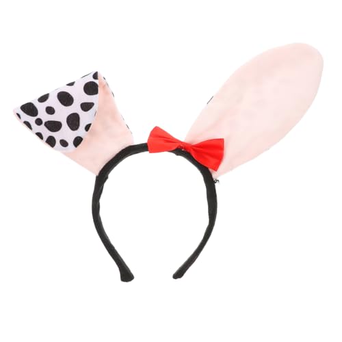 LOORGVEL Dalmatiner Hundeohren Stirnband für Erwachsene Weiches Bequemes Plüsch Stirnband mit Formbaren Ohren für Mottoparty Halloween Cosplay und Kostümveranstaltungen LOORGVEL Dalmatiner Hundeohren Stirnband für Erwachsene Weiches Bequemes Plüsch Stirnband mit Formbaren Ohren für Mottoparty Halloween Cosplay und Kostümveranstaltungen von LOORGVEL