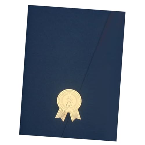 LOORGVEL Dekorativer Urkundenhalter Papier Zertifikatshülle Schützender hochwertiger Umschlag für Auszeichnungen und Diplome Büro und Zuhause Praktisch Leicht von LOORGVEL