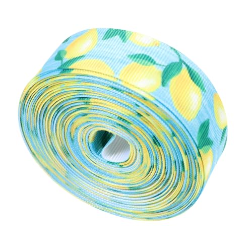 LOORGVEL Dekoratives Zitronen Geschenkband Breit Bedruckt Leicht Zuschneidbar Wiederverwendbar für Geschenkverpackung und Sommerliche Partydekoration LOORGVEL Dekoratives Zitronen Geschenkband Breit Bedruckt Leicht Zuschneidbar Wiederverwendbar für Geschenkverpackung und Sommerliche Partydekoration von LOORGVEL