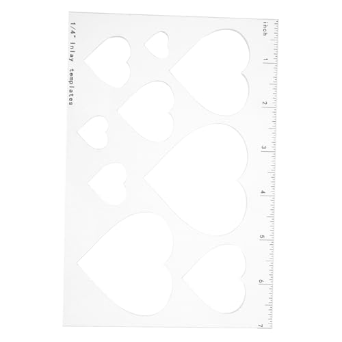 LOORGVEL Diy-frässchablone Für Holzbearbeitung, Anleitung Zum Schneiden Und Positionieren Von Acryl, Inlay-fräser, Acryl-vorlagen Für Fräsführungen Für Holzbearbeitung von LOORGVEL