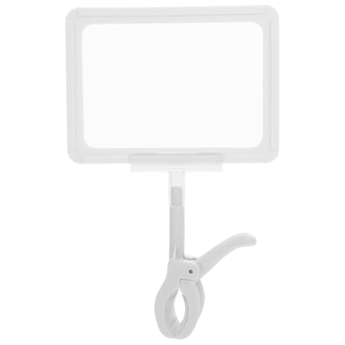 LOORGVEL Doppelseitiger Preisschildhalter Stabiler Etikettenhalter für Supermärkte Geschäfte Vielseitiger Werbe Preisauszeichnungsständer Einfache Installation Weiß LOORGVEL Doppelseitiger Preisschildhalter Stabiler Etikettenhalter für Supermärkte Geschäfte Vielseitiger Werbe Preisauszeichnungsständer Einfache Installation Weiß von LOORGVEL
