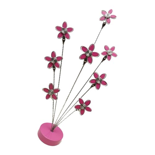 LOORGVEL Edelstahl Blumen Memo Clip Halter Multifunktionaler Foto Notizhalter für Hochzeit Geburtstag Büro und Zuhause Starker Halt Kreativer Schreibtisch Organizer für Mehrere Karten und von LOORGVEL
