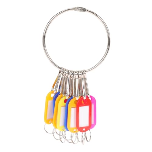 LOORGVEL Edelstahl Schlüsselanhänger mit Langlebigen Schlüsselmarkern für Hotel Büro Schule Robust Beschriftbar Vielseitig Einsetzbar Tragbar und Praktisch zur Schlüsselorganisation LOORGVEL Edelstahl Schlüsselanhänger mit Langlebigen Schlüsselmarkern für Hotel Büro Schule Robust Beschriftbar Vielseitig Einsetzbar Tragbar und Praktisch zur Schlüsselorganisation von LOORGVEL