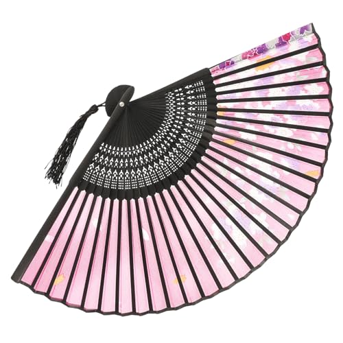LOORGVEL Eleganter Chinesischer Faltfächer aus Quaste Faltbarer Handfächer für Tanz Party und Dekoration Leicht Tragbar und Praktisch als und Wohnaccessoire LOORGVEL Eleganter Chinesischer Faltfächer aus Quaste Faltbarer Handfächer für Tanz Party und Dekoration Leicht Tragbar und Praktisch als und Wohnaccessoire von LOORGVEL
