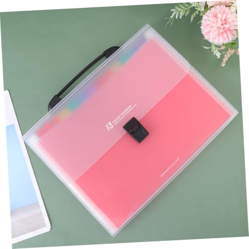 LOORGVEL Erweiterbare Regenbogen mappe Fächer Mehrlagige Tasche für Wichtige Dokumente Büro Schule Zuhause von LOORGVEL