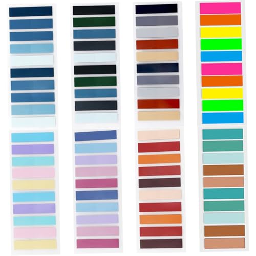 LOORGVEL Farben Transparente Praktische Book Tabs Multifunktionale Haftnotizen Leichte Tragbare Seitenmarker für Studium Büro Schule Vielseitige Wiederbeschreibbare Page Zufällige Farbe von LOORGVEL