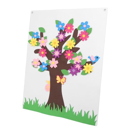 LOORGVEL Felt Board Set mit Blumen und Baum Diy Storyboard für Kreative Wanddekoration für Vorschule Klassenzimmer Geburtstag Pädagogisches Bastelset für Mädchen LOORGVEL Felt Board Set mit Blumen und Baum Diy Storyboard für Kreative Wanddekoration für Vorschule Klassenzimmer Geburtstag Pädagogisches Bastelset für Mädchen von LOORGVEL