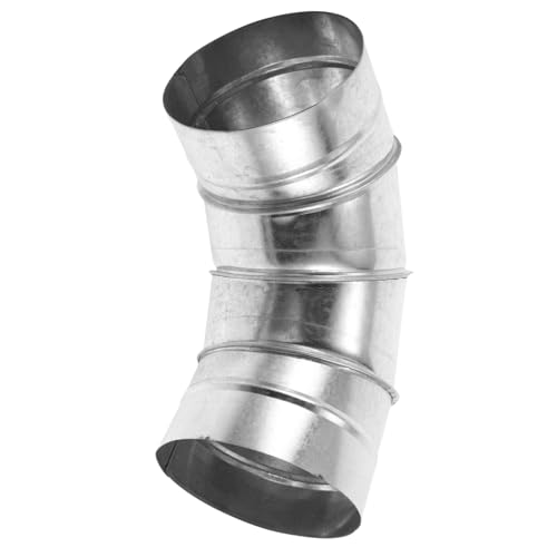LOORGVEL Galvanisierter Bogen Kaminrohr aus Eisen Kompakter Ofen Küchenlüftungsanschluss Platzsparender Flanschadapter für Abzugshauben und Abluftsysteme Vielseitig Einsetzbar für Wohn LOORGVEL Galvanisierter Bogen Kaminrohr aus Eisen Kompakter Ofen Küchenlüftungsanschluss Platzsparender Flanschadapter für Abzugshauben und Abluftsysteme Vielseitig Einsetzbar für Wohn von LOORGVEL