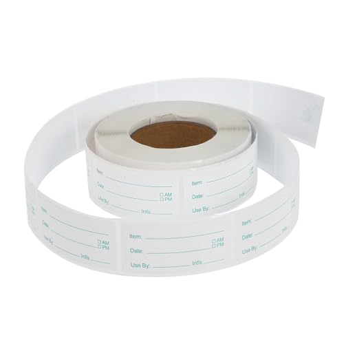 LOORGVEL Gefrierschranketiketten Selbstklebend Blau Lebensmittelaufkleber Beschriftbar für Vorratsdosen Glasflaschen Gefrierfach Küche Aufbewahrung Datum Haltbarkeit LOORGVEL Gefrierschranketiketten Selbstklebend Blau Lebensmittelaufkleber Beschriftbar für Vorratsdosen Glasflaschen Gefrierfach Küche Aufbewahrung Datum Haltbarkeit von LOORGVEL