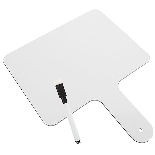LOORGVEL Handheld Whiteboard Paddle Teilig mit Trocken Abwischbarer Oberfläche Doppelseitig Beschreibbar Leichtes Antwort Board für Schüler und Unterricht Glatte Kanten Langlebig und LOORGVEL Handheld Whiteboard Paddle Teilig mit Trocken Abwischbarer Oberfläche Doppelseitig Beschreibbar Leichtes Antwort Board für Schüler und Unterricht Glatte Kanten Langlebig und von LOORGVEL