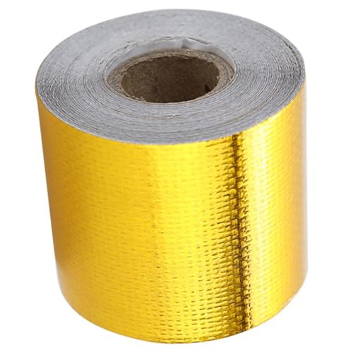 LOORGVEL Hitzebeständiges Aluminium Klebeband Gold Industrie Reparaturband für Rohrisolierung Dichtungsband Selbstklebend Langlebig Vielseitig für Lüftung und Heizungsrohre LOORGVEL Hitzebeständiges Aluminium Klebeband Gold Industrie Reparaturband für Rohrisolierung Dichtungsband Selbstklebend Langlebig Vielseitig für Lüftung und Heizungsrohre von LOORGVEL