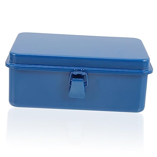 LOORGVEL Hochleistungs Werkzeugkasten Robustem Eisen Aufbewahrungsbox für Autowerkzeuge für Garage und Vielseitige Metallkiste für Schraubendreher Zangen von LOORGVEL