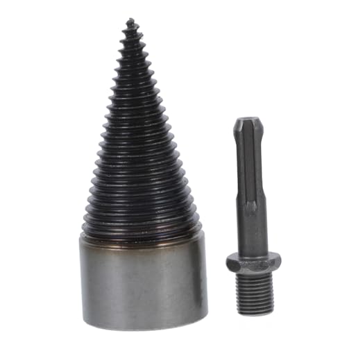 LOORGVEL Holzspalter Bohrkegel Rundschaft aus Carbonstahl Langlebiger Holzspaltbohrer für Elektrobohrmaschine Effizienter Brennholzspalter Einfach zu Bedienen für Haus und Garten LOORGVEL Holzspalter Bohrkegel Rundschaft aus Carbonstahl Langlebiger Holzspaltbohrer für Elektrobohrmaschine Effizienter Brennholzspalter Einfach zu Bedienen für Haus und Garten von LOORGVEL