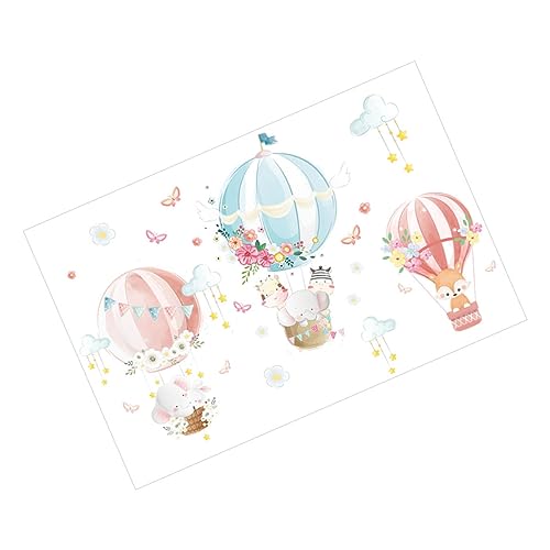 LOORGVEL Kinderzimmer Wandtattoo Cartoon Luftballon Tiere Selbstklebend Ablösbar für Glatte Oberflächen Kreative Raumdekoration für Mädchen und Jungen Teilig LOORGVEL Kinderzimmer Wandtattoo Cartoon Luftballon Tiere Selbstklebend Ablösbar für Glatte Oberflächen Kreative Raumdekoration für Mädchen und Jungen Teilig von LOORGVEL