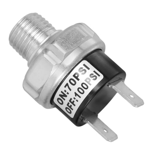 LOORGVEL Kompakter Druckschalter für Luftkompressoren für Psi Vielseitig Einsetzbar für Wasser Gas und Öl Langlebig und Robust für Zuverlässigen Betrieb LOORGVEL Kompakter Druckschalter für Luftkompressoren für Psi Vielseitig Einsetzbar für Wasser Gas und Öl Langlebig und Robust für Zuverlässigen Betrieb von LOORGVEL