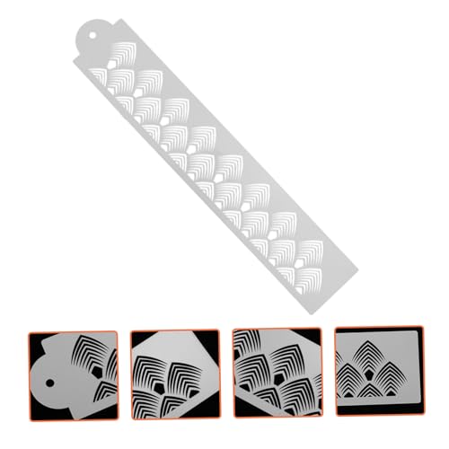 LOORGVEL Kreative Cake Border Form Backzubehör für Torten Dekoration Präzise Muster Schablone aus Hochfestem Material Langlebiges Backform für Kuchen Kekse und Desserts von LOORGVEL