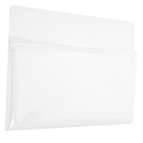 LOORGVEL Magnetische Aufbewahrungstasche Weiß Transparenter Dokumentenhalter mit Magnet für Whiteboard und Kühlschrank Praktische Aufbewahrungstasche für Stifte Dokumente Karten und Mails LOORGVEL Magnetische Aufbewahrungstasche Weiß Transparenter Dokumentenhalter mit Magnet für Whiteboard und Kühlschrank Praktische Aufbewahrungstasche für Stifte Dokumente Karten und Mails von LOORGVEL