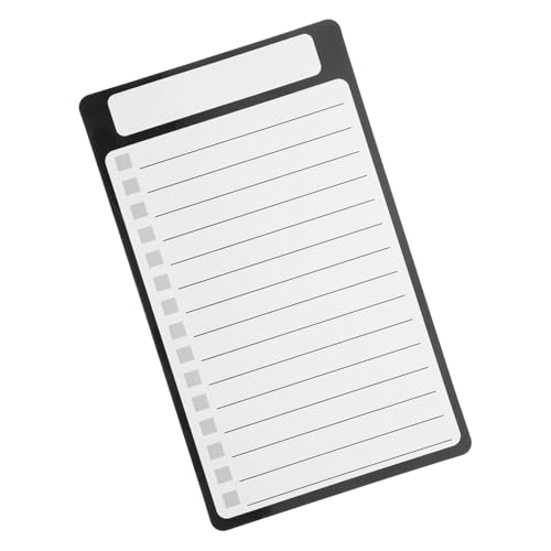 LOORGVEL Magnetischer Pet Notizblock mit Starkem Magnet Rückseite Abwischbarer Kühlschrank Memo Pad für Einkaufslisten und To Do Listen Wiederverwendbar für Büro Zuhause und Schule LOORGVEL Magnetischer Pet Notizblock mit Starkem Magnet Rückseite Abwischbarer Kühlschrank Memo Pad für Einkaufslisten und To Do Listen Wiederverwendbar für Büro Zuhause und Schule von LOORGVEL