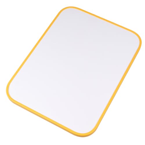 LOORGVEL Magnetisches Whiteboard Kunststoff Gelber Trocken Abwischbar Wiederverwendbares Zeichenbrett Nachrichtentafel Für Schule Büro Zuhause von LOORGVEL