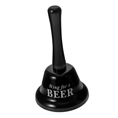 LOORGVEL Metall Buchstaben Handklingel für Party Bar Tisch Dekoration Schwarze Handglocke mit Klarem Klang Bachelor Party Zubehör Spaßspielzeug LOORGVEL Metall Buchstaben Handklingel für Party Bar Tisch Dekoration Schwarze Handglocke mit Klarem Klang Bachelor Party Zubehör Spaßspielzeug von LOORGVEL
