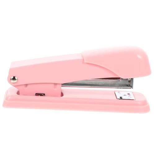 LOORGVEL Multifunktionaler Schreibtischhefter Klammern Metall Robust Langlebig Handlich für Büro Schule Zuhause in Kirschblütenrosa von LOORGVEL