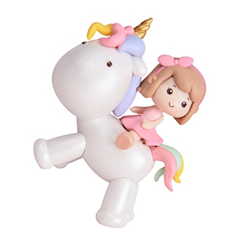 LOORGVEL Niedliches Einhorn Cake Topper Mädchen Tortendeko für Geburtstag Party Dekorativer Tisch Schmuck Vielseitig Verwendbar für Themenfeiern und Innendekoration LOORGVEL Niedliches Einhorn Cake Topper Mädchen Tortendeko für Geburtstag Party Dekorativer Tisch Schmuck Vielseitig Verwendbar für Themenfeiern und Innendekoration von LOORGVEL