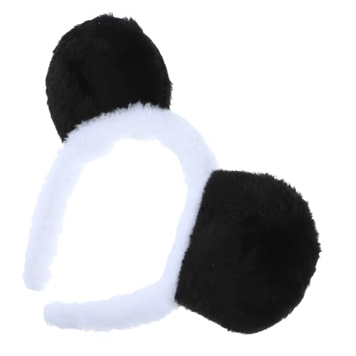 LOORGVEL Niedliches Panda ohren Haarreif Stirnband aus Bequemes Cosplay accessoire für Mädchen für Kostüm Geburtstagsfeiern Auffälliger Party kopfschmuck von LOORGVEL