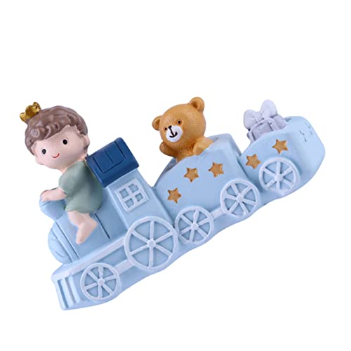 LOORGVEL Niedliches Zug Cake Decoration Ornament aus Umweltfreundlichem Material Sicher und für Geburtstagskuchen Kinderparty und Dessert Dekoration LOORGVEL Niedliches Zug Cake Decoration Ornament aus Umweltfreundlichem Material Sicher und für Geburtstagskuchen Kinderparty und Dessert Dekoration von LOORGVEL