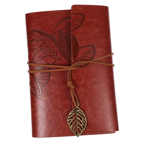 LOORGVEL Notizbuch aus Pu leder mit Blattmuster Flexibles Reise tagebuch Schreibblock und Planer für Büro Schule und Alltag Nachfüllbares Portables Tagebuch für Männer und Frauen LOORGVEL Notizbuch aus Pu leder mit Blattmuster Flexibles Reise tagebuch Schreibblock und Planer für Büro Schule und Alltag Nachfüllbares Portables Tagebuch für Männer und Frauen von LOORGVEL