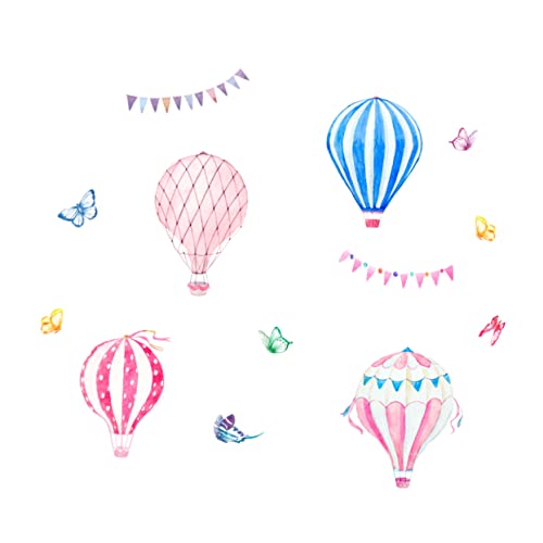 LOORGVEL PVC Abnehmbare Wandtattoos Heißluftballons Kinderzimmer Wandsticker Babyzimmer Wandaufkleber Schlafzimmer Wanddekoration Wasserfestem Rückstandsfrei Entfernbar PVC Flexibel für LOORGVEL PVC Abnehmbare Wandtattoos Heißluftballons Kinderzimmer Wandsticker Babyzimmer Wandaufkleber Schlafzimmer Wanddekoration Wasserfestem Rückstandsfrei Entfernbar PVC Flexibel für von LOORGVEL