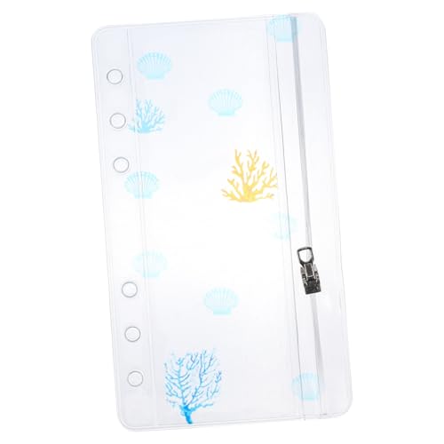 LOORGVEL PVC Binder Tasche mit Reißverschluss Transparenter Organizer für Budget Binder Leichte Robuste Dokumenten Visitenkarten zipptasche für Büro Schule und Lose LOORGVEL PVC Binder Tasche mit Reißverschluss Transparenter Organizer für Budget Binder Leichte Robuste Dokumenten Visitenkarten zipptasche für Büro Schule und Lose von LOORGVEL