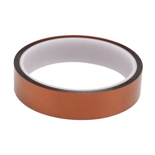 LOORGVEL Polyimid Klebeband Hitzebeständig C Isolierendes Reißfestes Elektronik Klebeband für Leiterplatten und Lötarbeiten Polyimid und Silikonbasiert Tawny Farbe von LOORGVEL