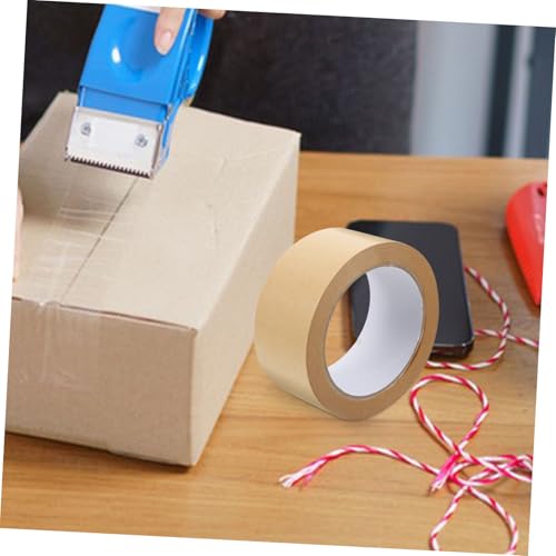 LOORGVEL Reißfestes Selbstklebendes Kraftpapier Klebeband ohne Wasseraktivierung Stark Haftend Wasser und Ölbeständig für Rahmenverpackung Versiegelung und Druckanwendungen von LOORGVEL