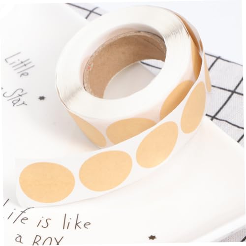 LOORGVEL Runde Selbstklebende Kraftpapier Aufkleber DIY Geschenkaufkleber zum Beschriften für Valentinstag Geschenkverpackung Süßigkeitentüten Etikettenaufkleber LOORGVEL Runde Selbstklebende Kraftpapier Aufkleber DIY Geschenkaufkleber zum Beschriften für Valentinstag Geschenkverpackung Süßigkeitentüten Etikettenaufkleber von LOORGVEL