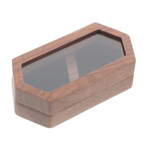 LOORGVEL Rustikale Holz Ringbox mit Magnetverschluss Kleine Schmuckdose für Eheringe Tragbarer Doppel fach Eheringhalter Eleganter Innenraum für Hochzeit und Reise LOORGVEL Rustikale Holz Ringbox mit Magnetverschluss Kleine Schmuckdose für Eheringe Tragbarer Doppel fach Eheringhalter Eleganter Innenraum für Hochzeit und Reise von LOORGVEL
