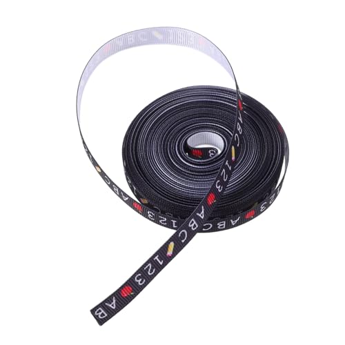 LOORGVEL Schulanfang Ripsband mit Bleistiftmotiv Polyester Geschenkband mit Drahtkante Vielseitiges Geschenkband für Kleine Verpackungen Elegantes Geripptes Bastelband von LOORGVEL
