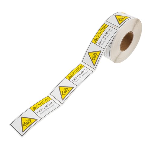 LOORGVEL Schweres Aufkleber Team Lift Warnetikett Rolle Selbstklebend Versand Verpackung Logistik Hinweis von LOORGVEL