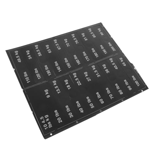 LOORGVEL Selbstklebende Gewichtsetiketten Aufkleber Zahlen Gym Fitnessgeräte Gewichtsstapel Markierungstabs für Trainingsgeräte Einfache Anbringung Vielseitig für Krafttraining und LOORGVEL Selbstklebende Gewichtsetiketten Aufkleber Zahlen Gym Fitnessgeräte Gewichtsstapel Markierungstabs für Trainingsgeräte Einfache Anbringung Vielseitig für Krafttraining und von LOORGVEL