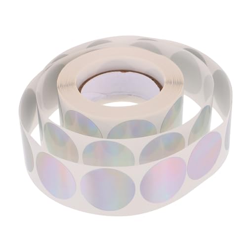 LOORGVEL Selbstklebende Runde Etiketten Rollendekorationsaufkleber Vielseitig Abziehbar für Scrapbooking Solarium Körperkunst Geschenkverpackung LOORGVEL Selbstklebende Runde Etiketten Rollendekorationsaufkleber Vielseitig Abziehbar für Scrapbooking Solarium Körperkunst Geschenkverpackung von LOORGVEL