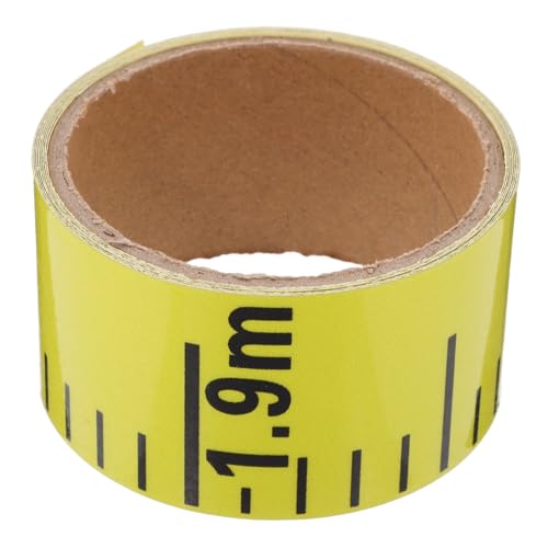 LOORGVEL Selbstklebendes Wasserstandsmessband Gelb mit Klarer Markierung Wasserfeste Pool wasserstandsanzeige Messaufkleber für Wasserzähler Praktische Wasserstandsanzeiger für Bau und LOORGVEL Selbstklebendes Wasserstandsmessband Gelb mit Klarer Markierung Wasserfeste Pool wasserstandsanzeige Messaufkleber für Wasserzähler Praktische Wasserstandsanzeiger für Bau und von LOORGVEL