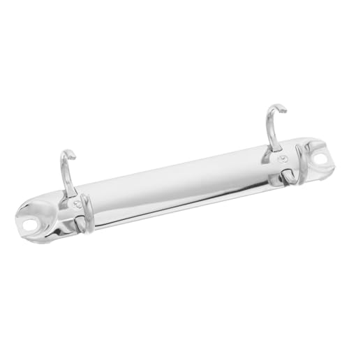 LOORGVEL Silberner Ring Metall Binder Mechanismus Innendurchmesser Robuster DIY Ringbuch Niederhalter für Lose Planer und Dokumente Leicht und Modern für Schule und Büro von LOORGVEL
