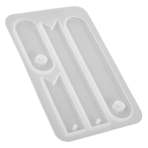 LOORGVEL Silikonform für Lesezeichen DIY Robuste Epoxidharz Gießform mit Verschiedenen Glatte Oberfläche Sichere Bastelvorlage für Individuelle Buchzeichen für Bastler und Geschenkideen von LOORGVEL