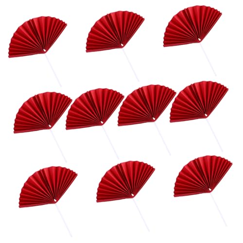 LOORGVEL Teiliges Cake Picks Rote Papierfächer Tortendeko Kreative Cake Toppers für Geburtstagsfeier Sichere Papiermaterialien Stimmungsvolle Partydekoration LOORGVEL Teiliges Cake Picks Rote Papierfächer Tortendeko Kreative Cake Toppers für Geburtstagsfeier Sichere Papiermaterialien Stimmungsvolle Partydekoration von LOORGVEL