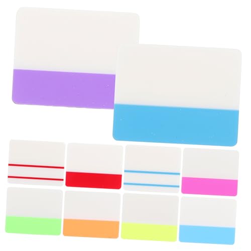 LOORGVEL Teiliges Farbiger Transparenter Haftnotizen Kleine Selbstklebende Memo Pads für Schule und Büro Wiederablösbare Notizzettel für To Do Listen und Erinnerungen Vielseitig von LOORGVEL